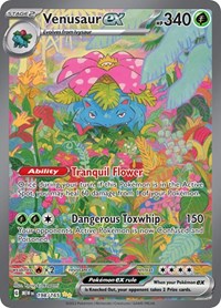 SV: Scarlet & Violet 151 - Venusaur ex #198/165 (Special Illustration Rare) - Holofoil
