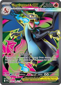 ME02: Phantasmal Flames - Mega Charizard X ex #109/094 (Ultra Rare) - Holofoil