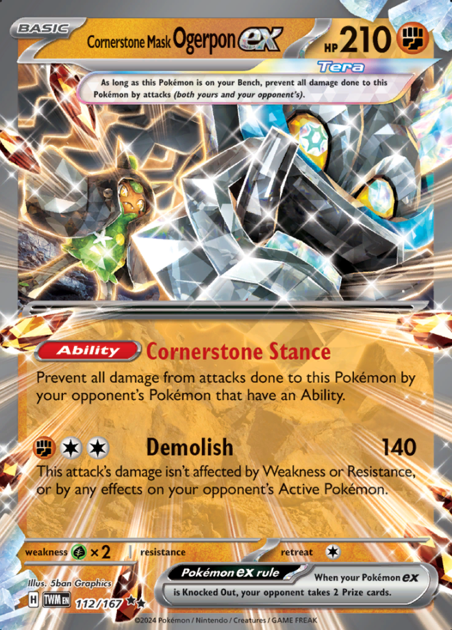 112/167 Cornerstone Mask Ogerpon ex