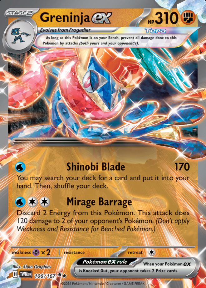 106/167 Greninja ex