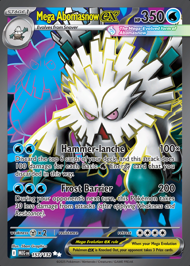 157/132 Mega Abomasnow ex