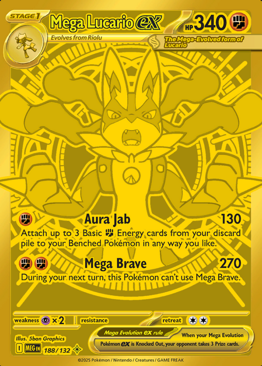188/132 Mega Lucario ex