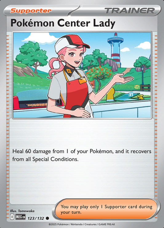 123/132 Pokémon Center Lady