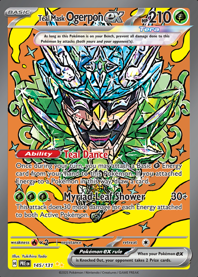 145/131 Teal Mask Ogerpon ex