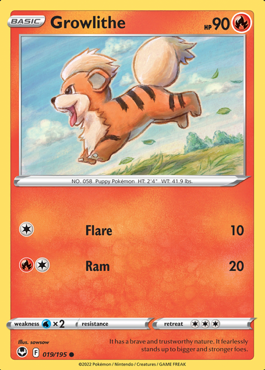 019/195 Growlithe