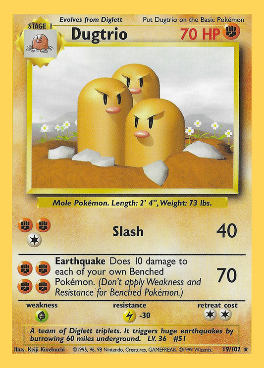 019/102 Dugtrio