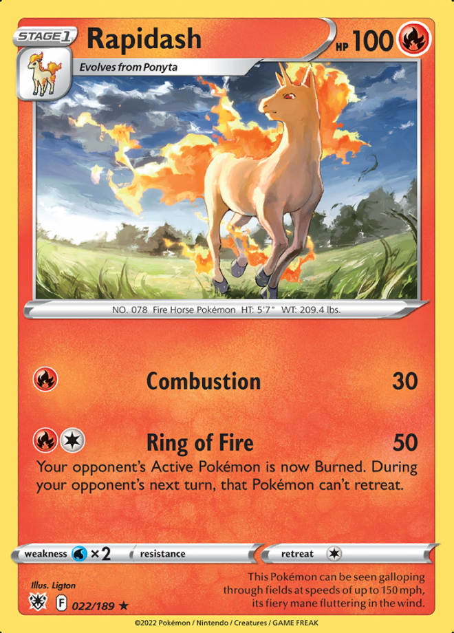 022/189 Rapidash