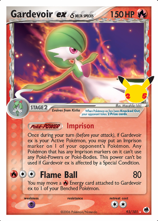 93/101 Gardevoir ex δ Celebrations