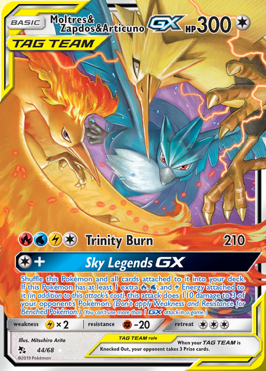 044/68 Moltres & Zapdos & ArticunoGX