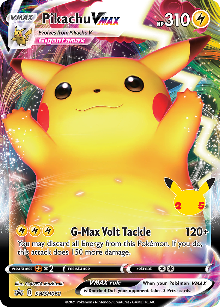 SWSH062 PikachuVMAX