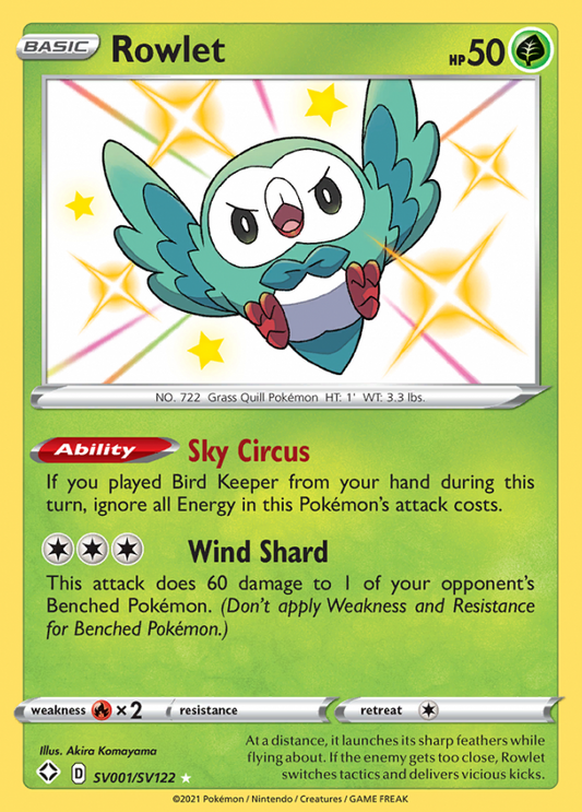 SV001/SV122 Rowlet