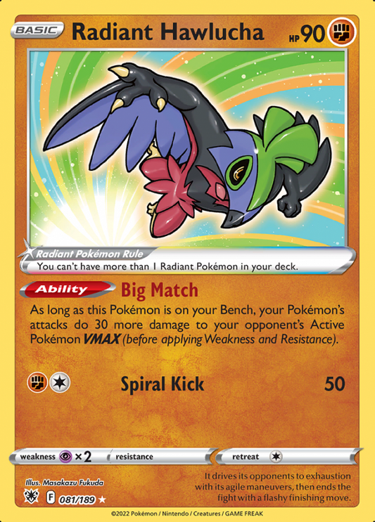 081/189 Radiant Hawlucha