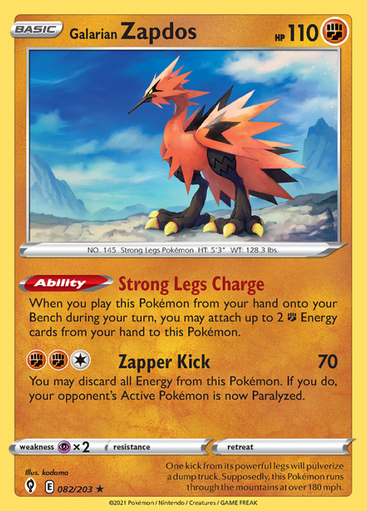 082/203 Galarian Zapdos