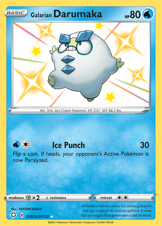 SV023/SV122 Galarian Darumaka