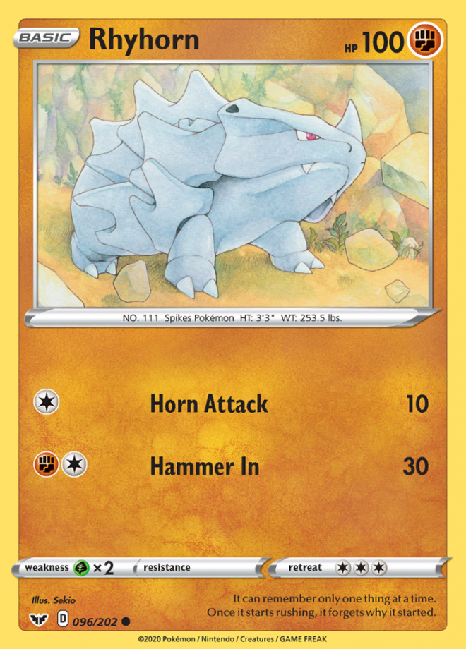 096/202 Rhyhorn