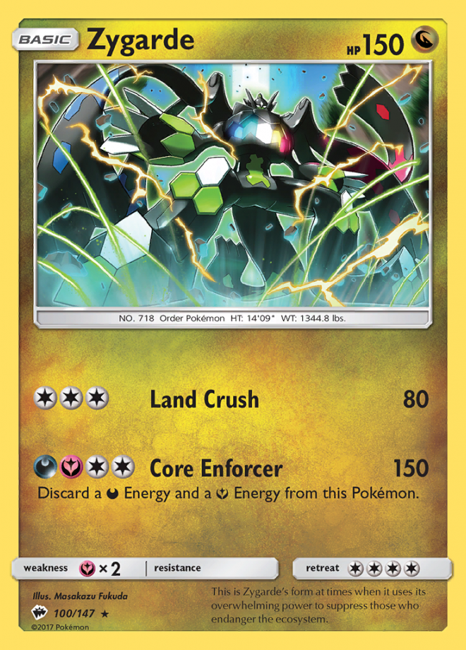 100/147 Zygarde