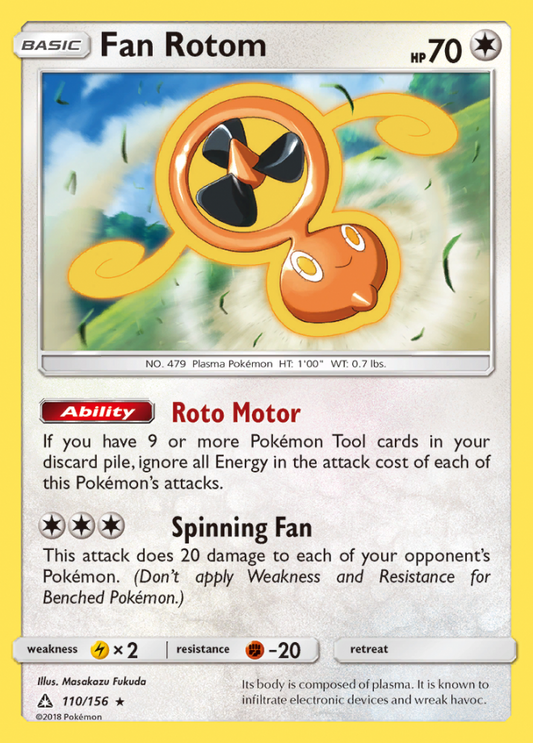 110/156 Fan Rotom