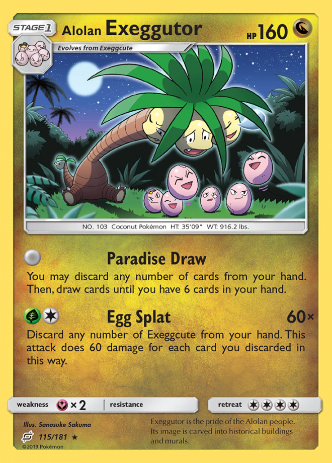 115/181 Alolan Exeggutor