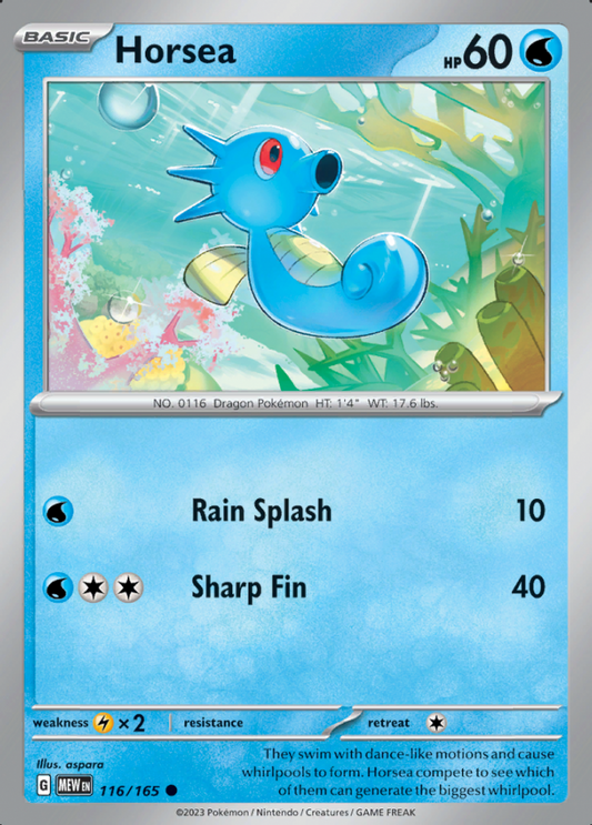 116/165 Horsea