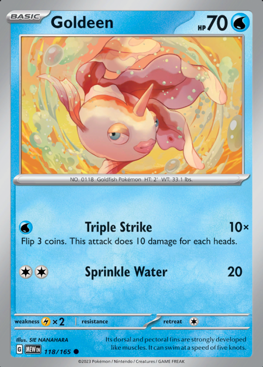 118/165 Goldeen