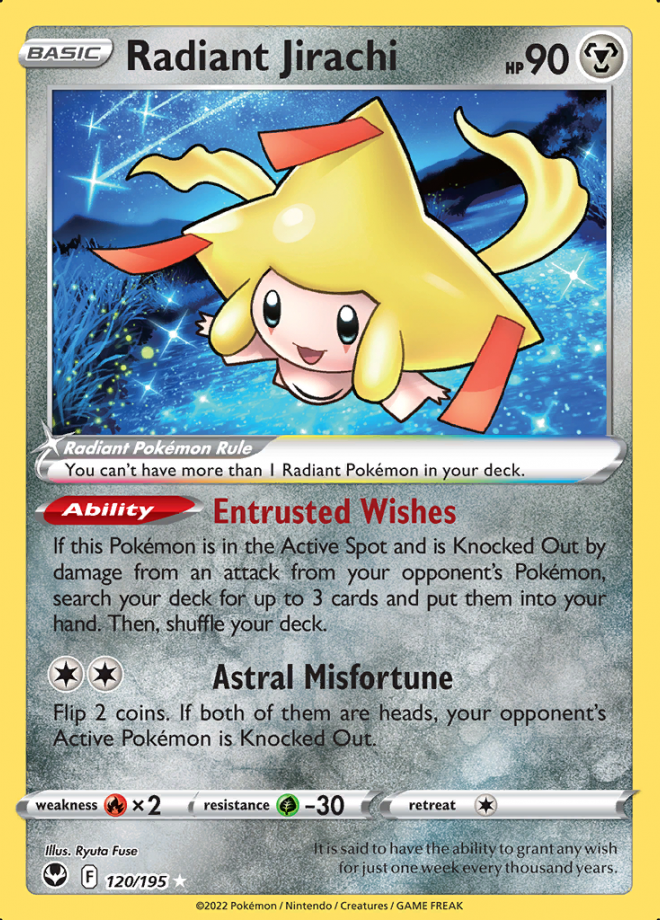 120/195 Radiant Jirachi
