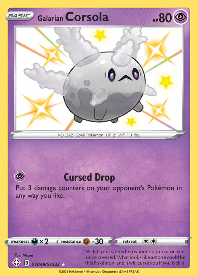 SV049/SV122 Galarian Corsola