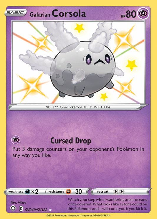 SV049/SV122 Galarian Corsola