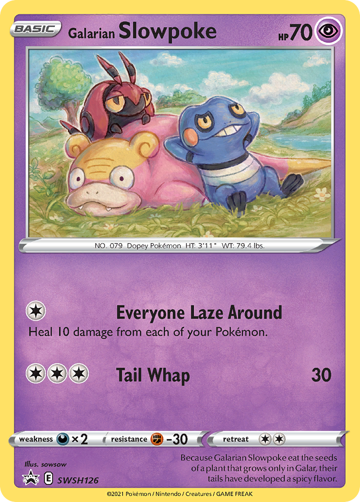 SWSH126 Galarian Slowpoke