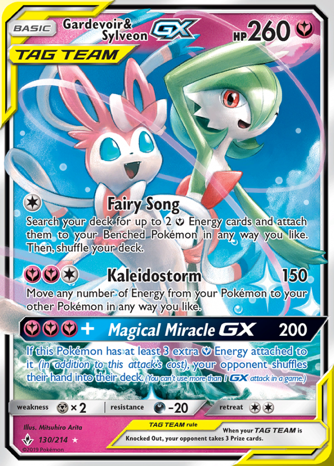 130/214 Gardevoir & SylveonGX