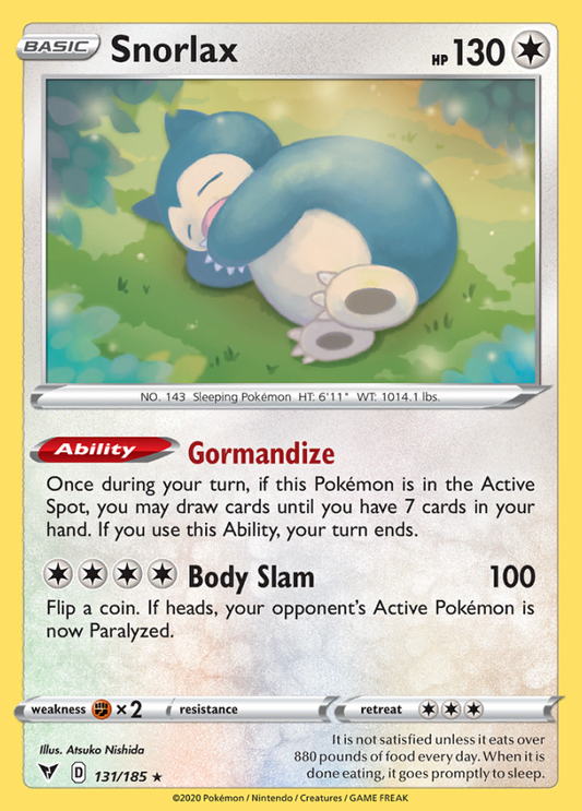 131/185 Snorlax