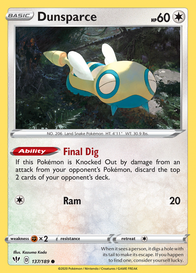 137/189 Dunsparce