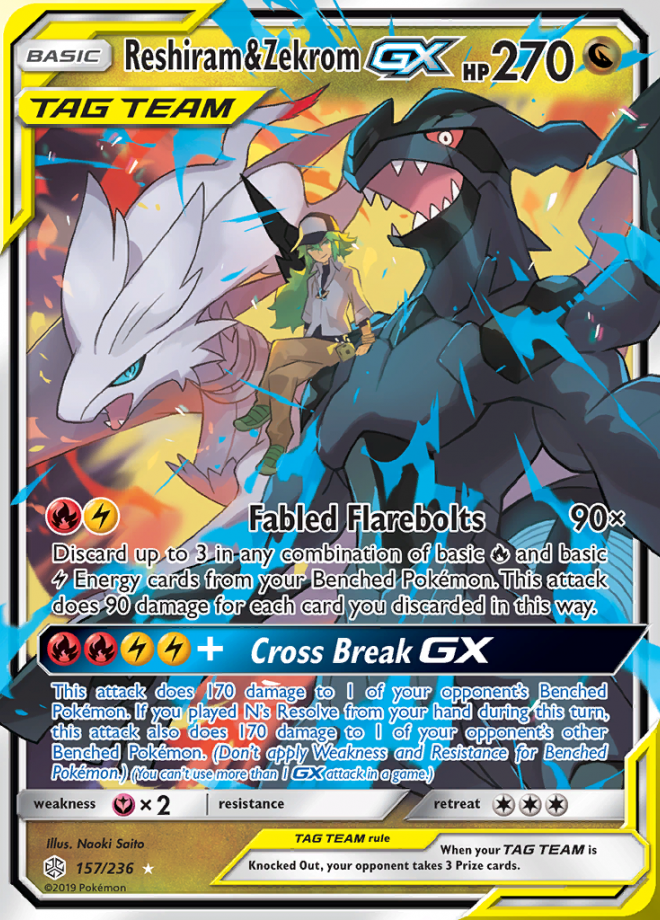 157/236 Reshiram & ZekromGX