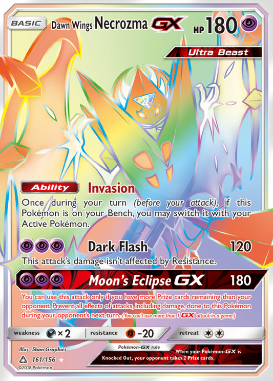 161/156 Dawn Wings NecrozmaGX