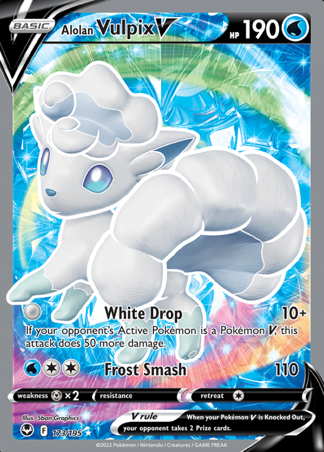 173/195 Alolan VulpixV