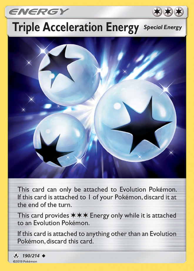 190/214 Triple Acceleration Energy