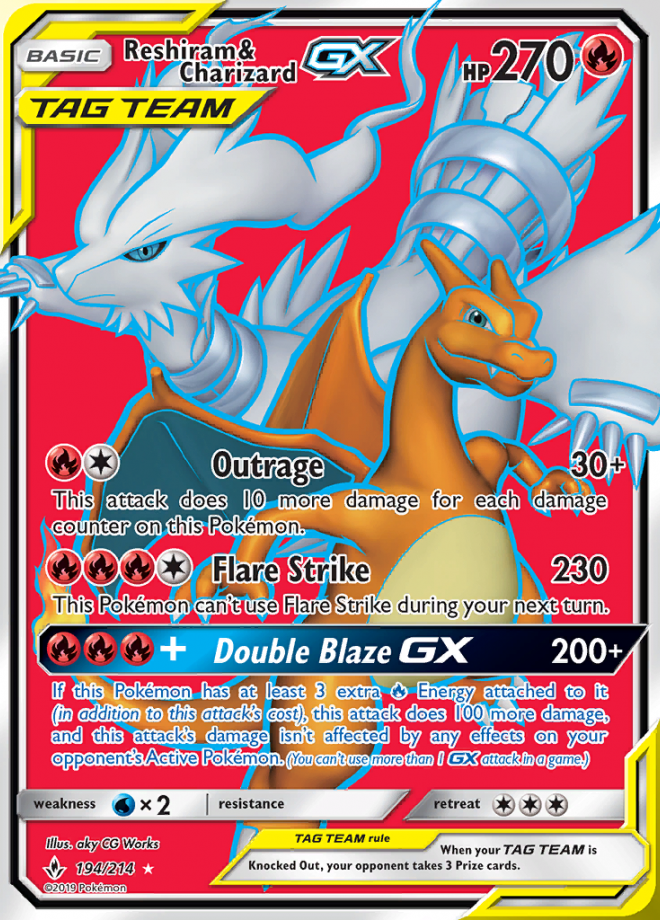 194/214 Reshiram & CharizardGX