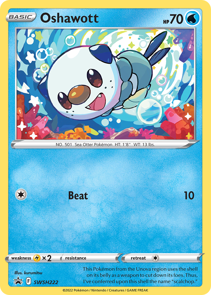 SWSH222 Oshawott