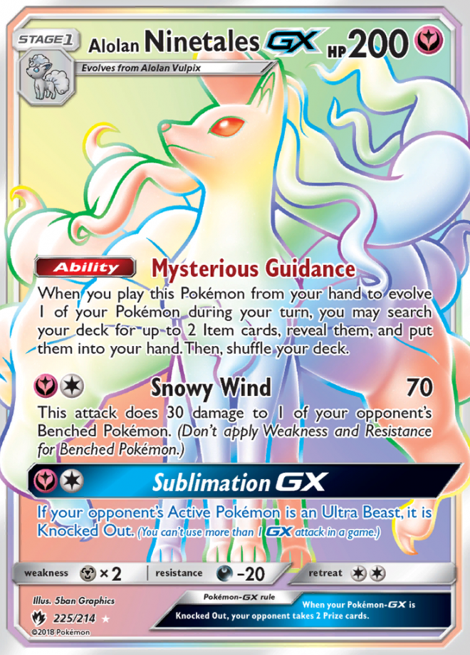 225/214 Alolan NinetalesGX