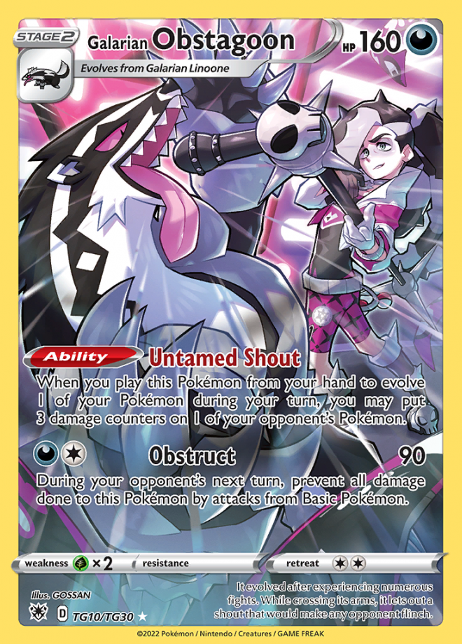 TG10/TG30 Galarian Obstagoon