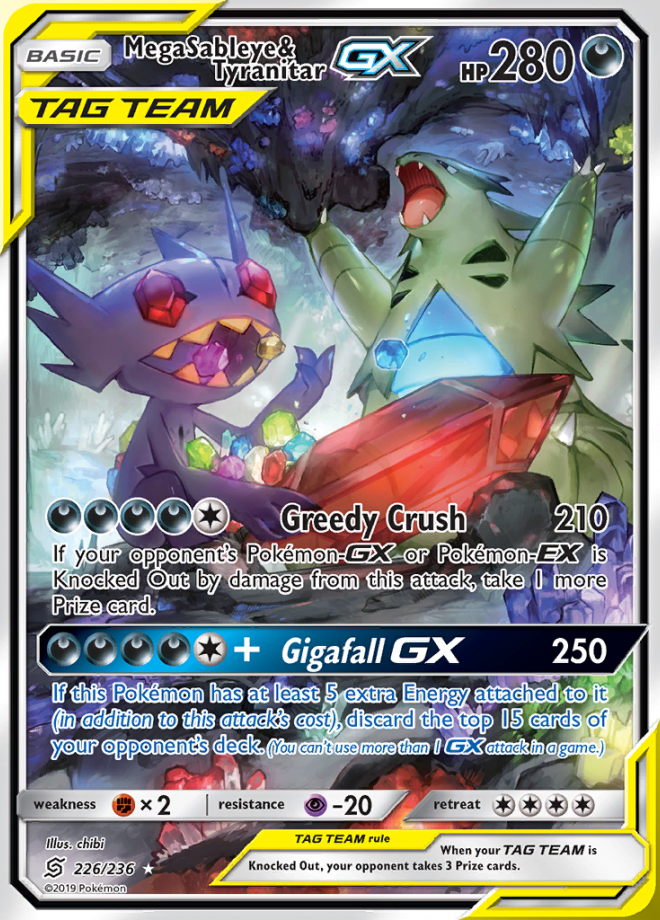 226/236 Mega Sableye & TyranitarGX