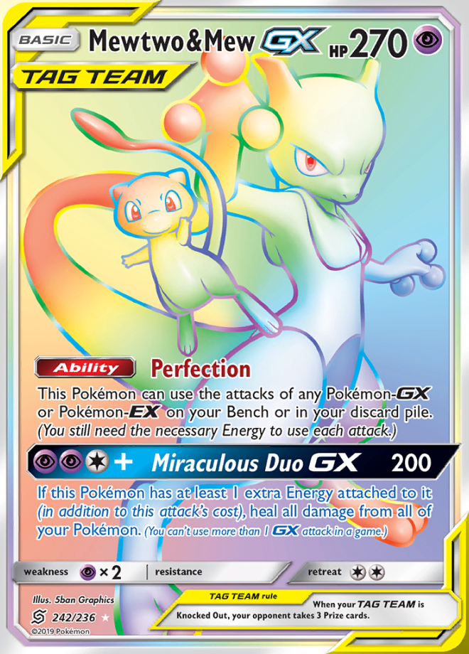 242/236 Mewtwo & MewGX