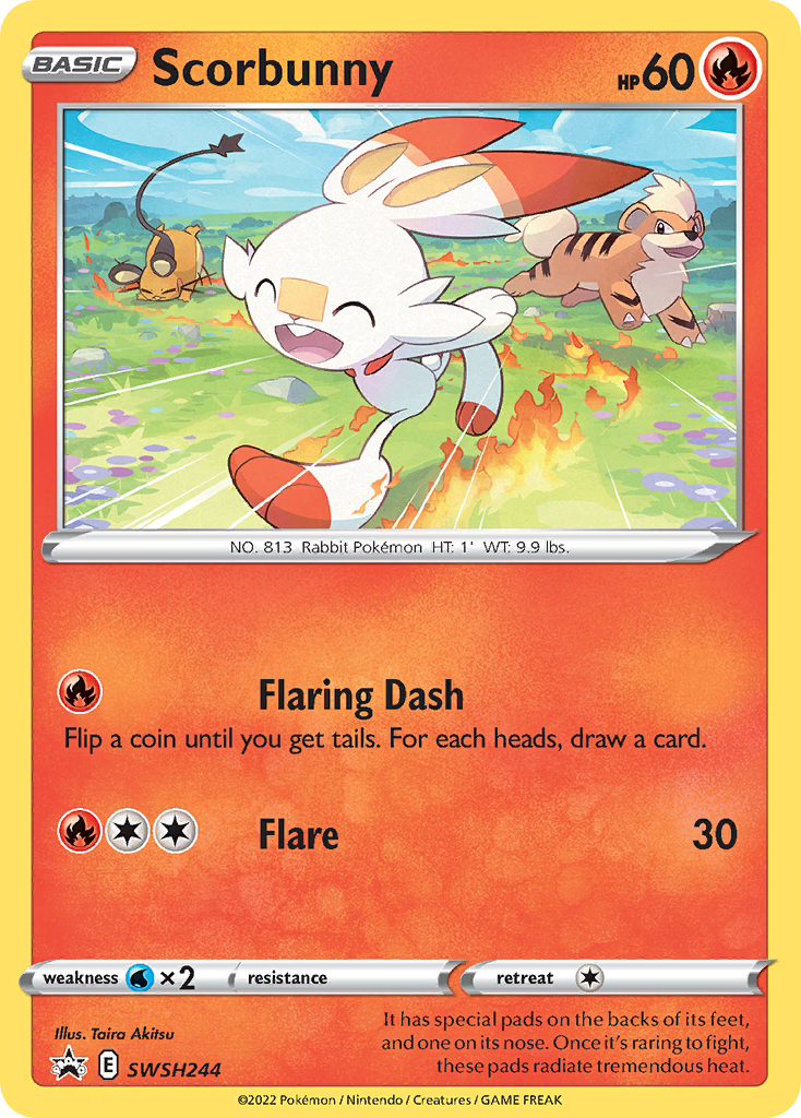 SWSH244 Scorbunny