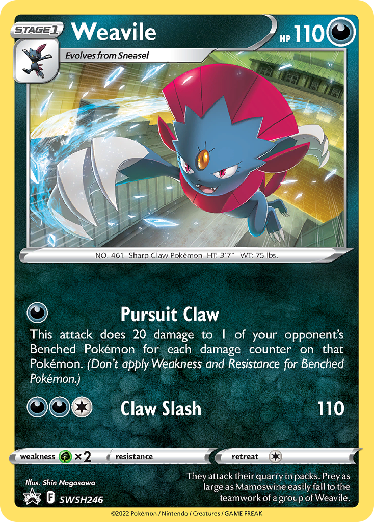 SWSH246 Weavile
