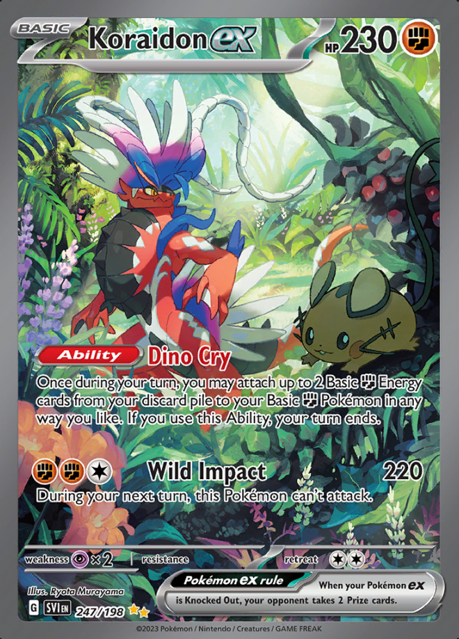 247/198 Koraidon EX