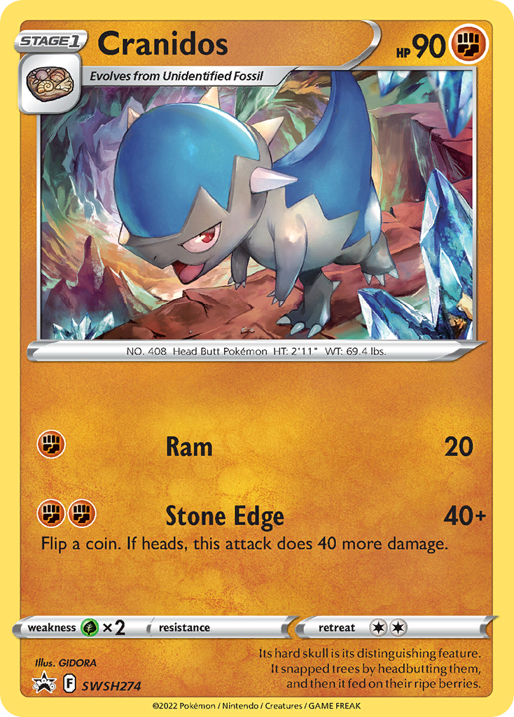 SWSH274 Cranidos