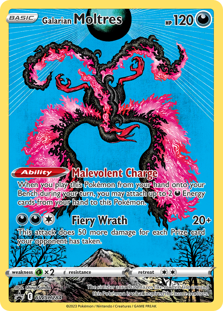 SWSH284 Galarian Moltres