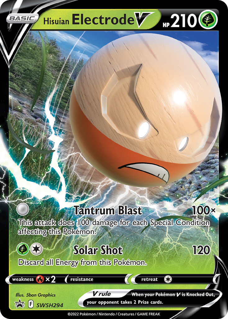 SWSH294 Hisuian ElectrodeV