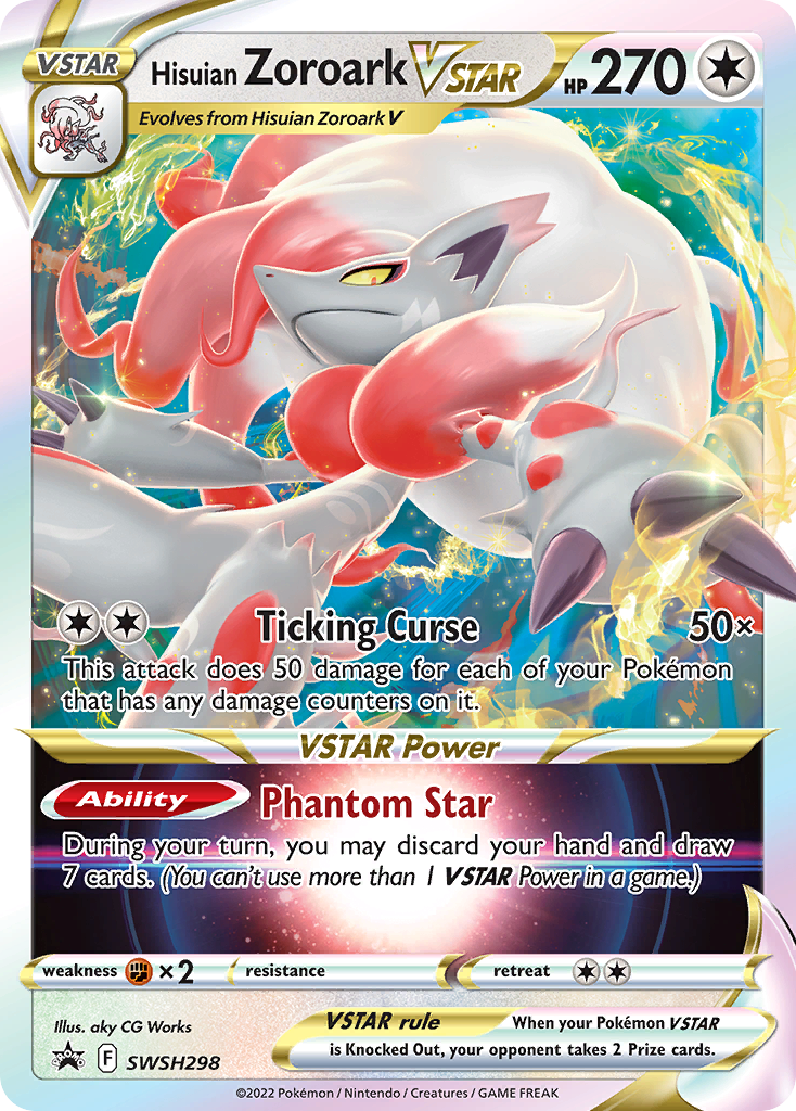 SWSH298 Hisuian ZoroarkVSTAR
