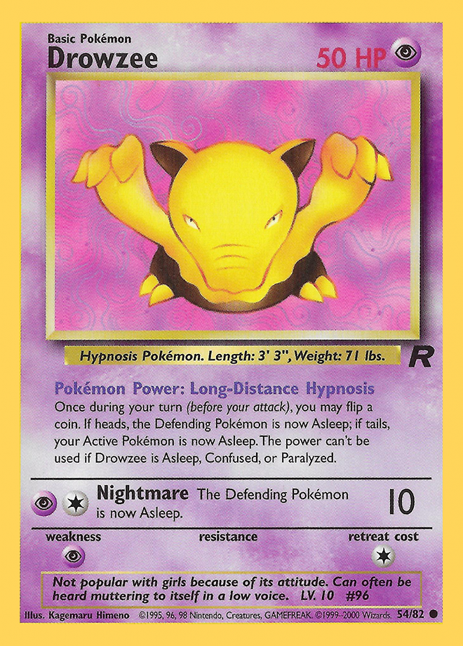 054/82 Drowzee