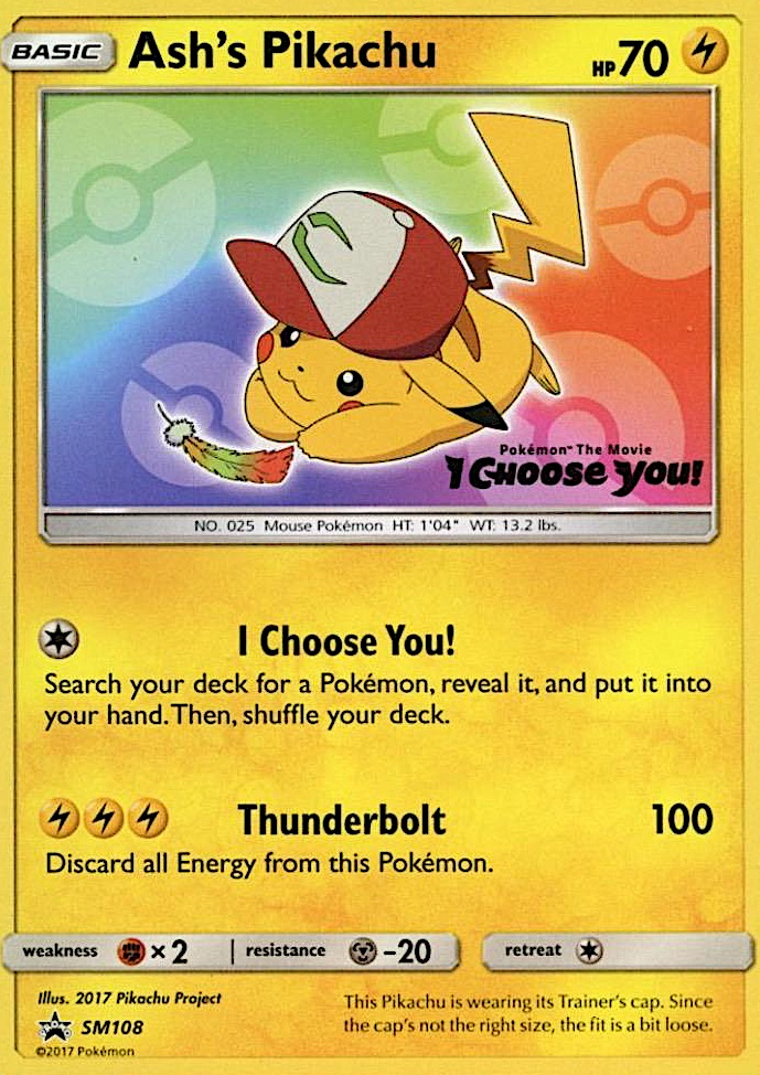 SM108 Ash's Pikachu